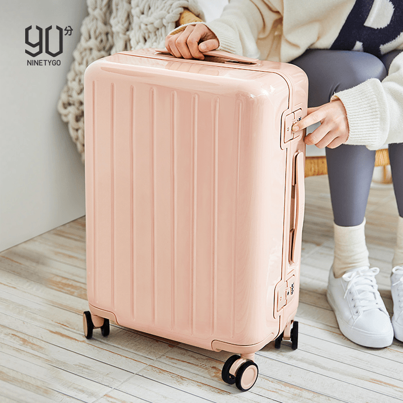 NINETYGO Чемодан NINETYGO Manhattan Frame Luggage 24" розовый