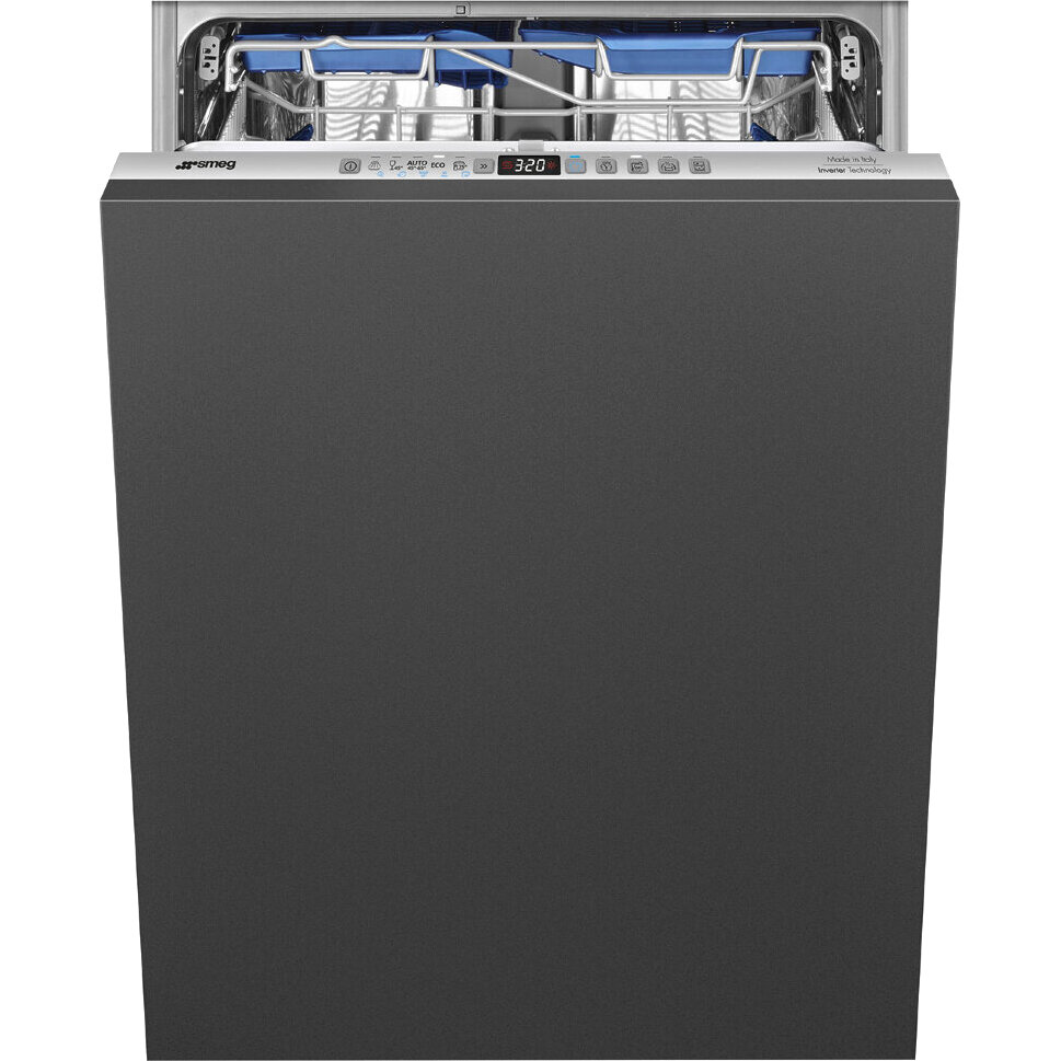 Smeg Встраиваемые посудомоечные машины SMEG/ Полностью встраиваемая посудомоечная машина, 60 см, Загрузка 14 комплектов посуды, 11 программ,Регулируемая на 3 уровня верхняя корзина с полной загрузкой,