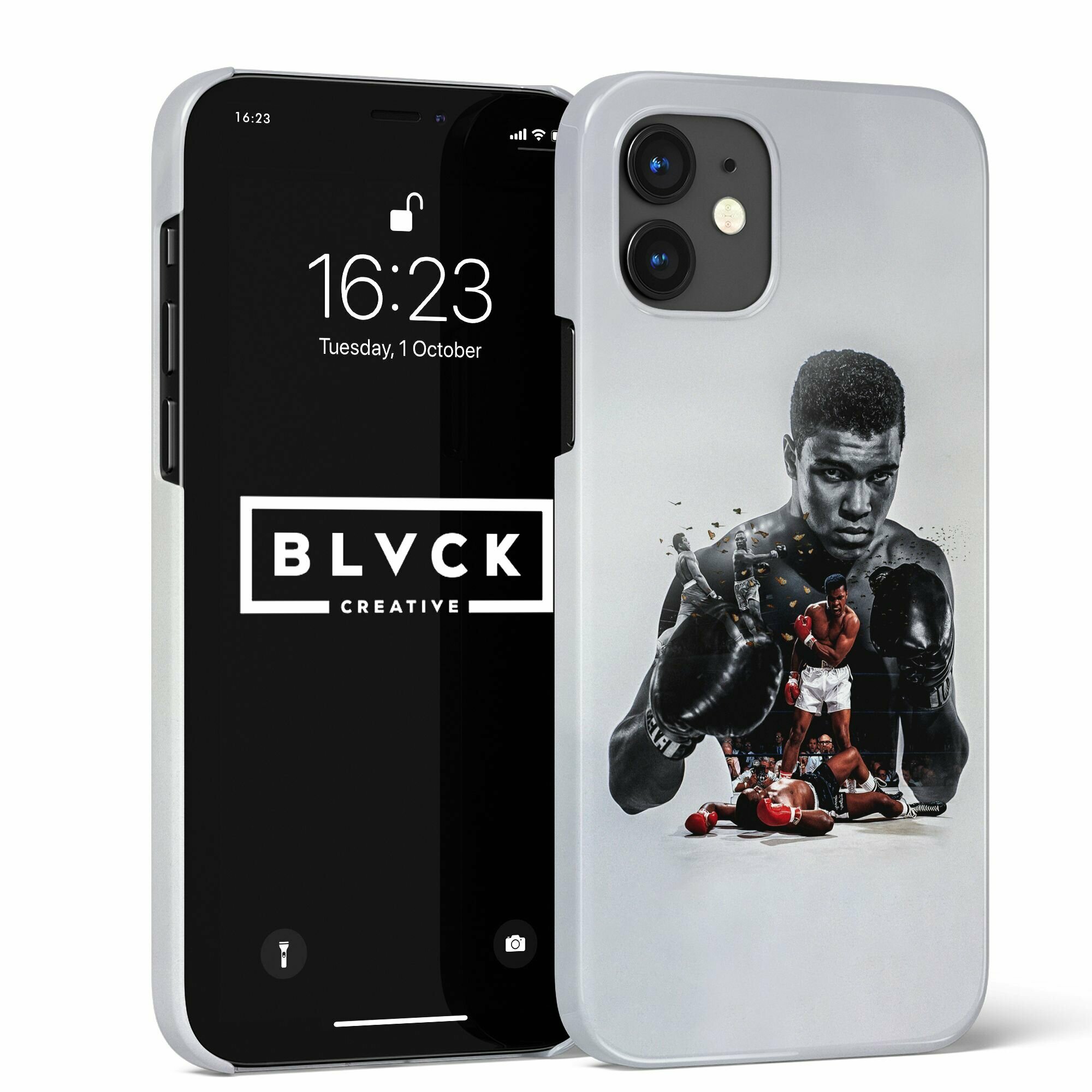 фото Чехол для IPhone 14 с рисунком "Muhammad Ali Мухаммед Али "