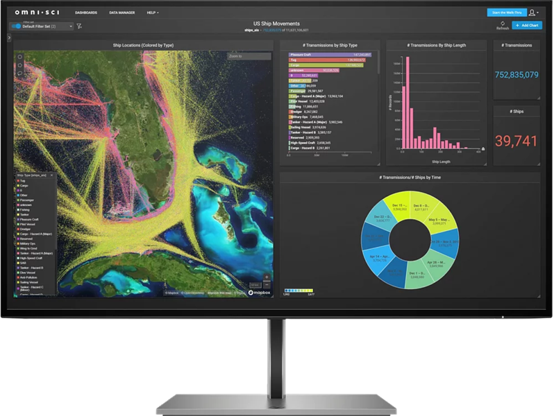 HP Монитор HP Z27k G3 4K 27" Monitor 3840х2160, 16:9, IPS, 350 cd/m2, 1000:1, 5ms, 178°/178°, HDMI, USB 3.1, DP, USB Type-C, 60 Hz, has, tilt, swivel, pivot, 6,2 kg (нет евровилки, опция)