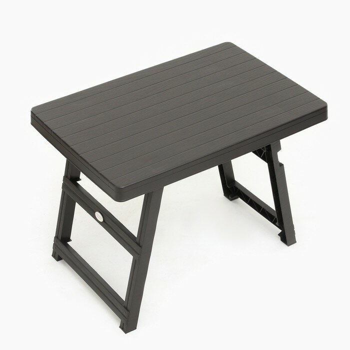 Кофейный столик "Катлан" 53 х 78 х 57 см, темно-коричневый - фотография № 2