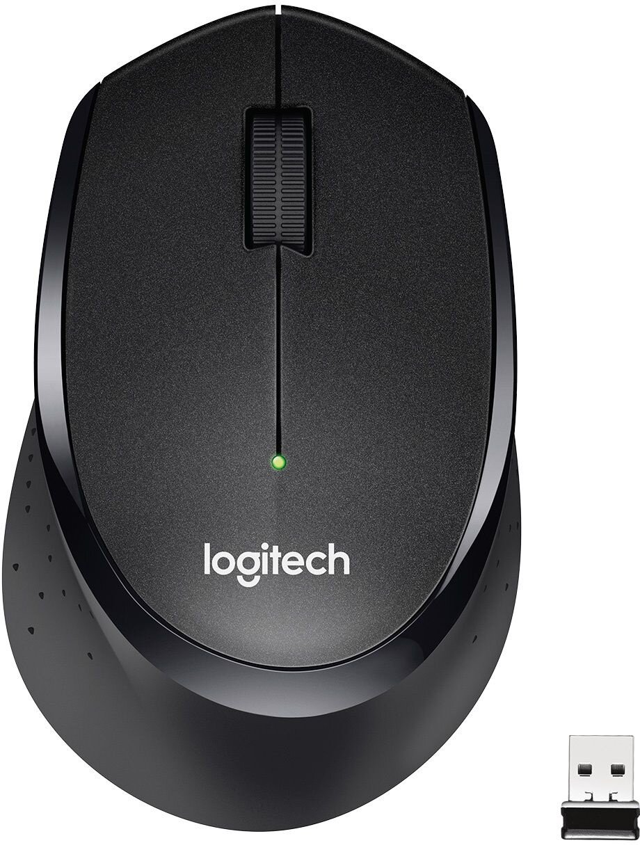 Беспроводная мышь Logitech M330s, черный