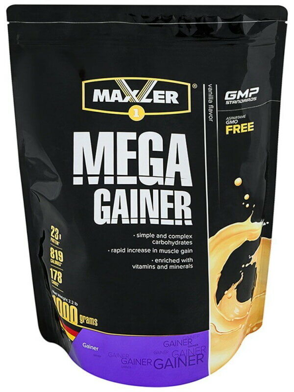 Maxler Mega Gainer, 1000 гр. (ваниль)