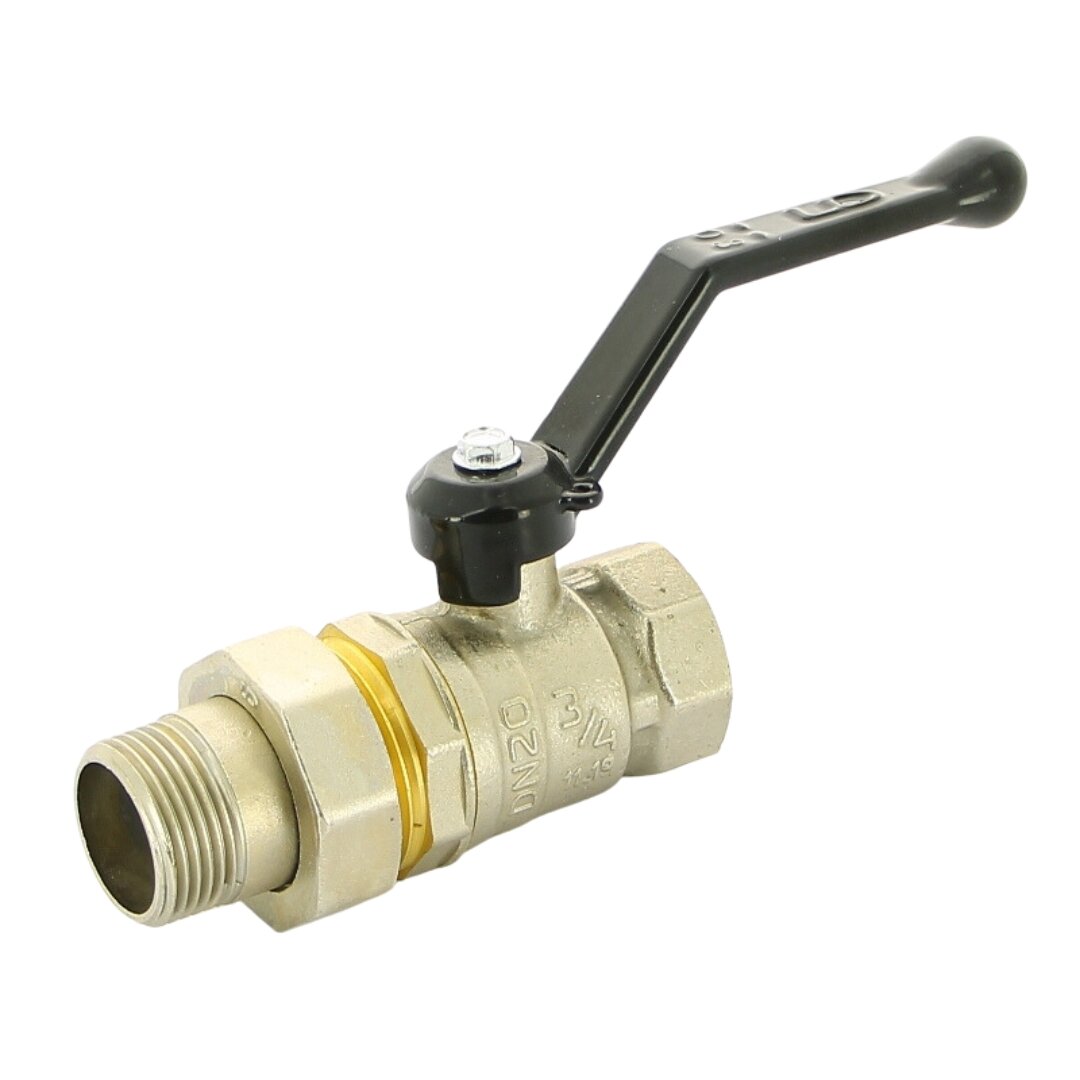 фото Кран шаровый с разъемным соединением LD Pride НВ 3/4" - полный проход, ручка