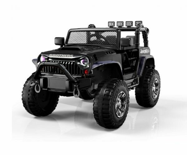 Электромобиль Barty Jeep Wrangler M999MP (цвет: черный)