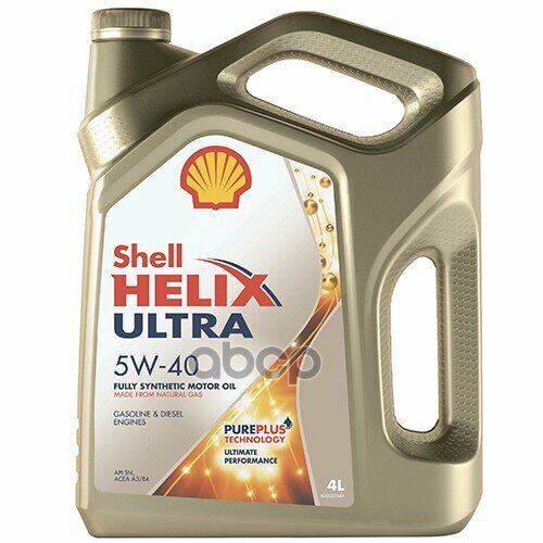 Shell Масло Моторное Shell Helix Ultra 5W40 4Л