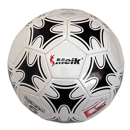 Мяч футбольный Meik-2000 3-слоя PVC 1.6, 320 гр, машинная сшивка Спортекс R18018-5