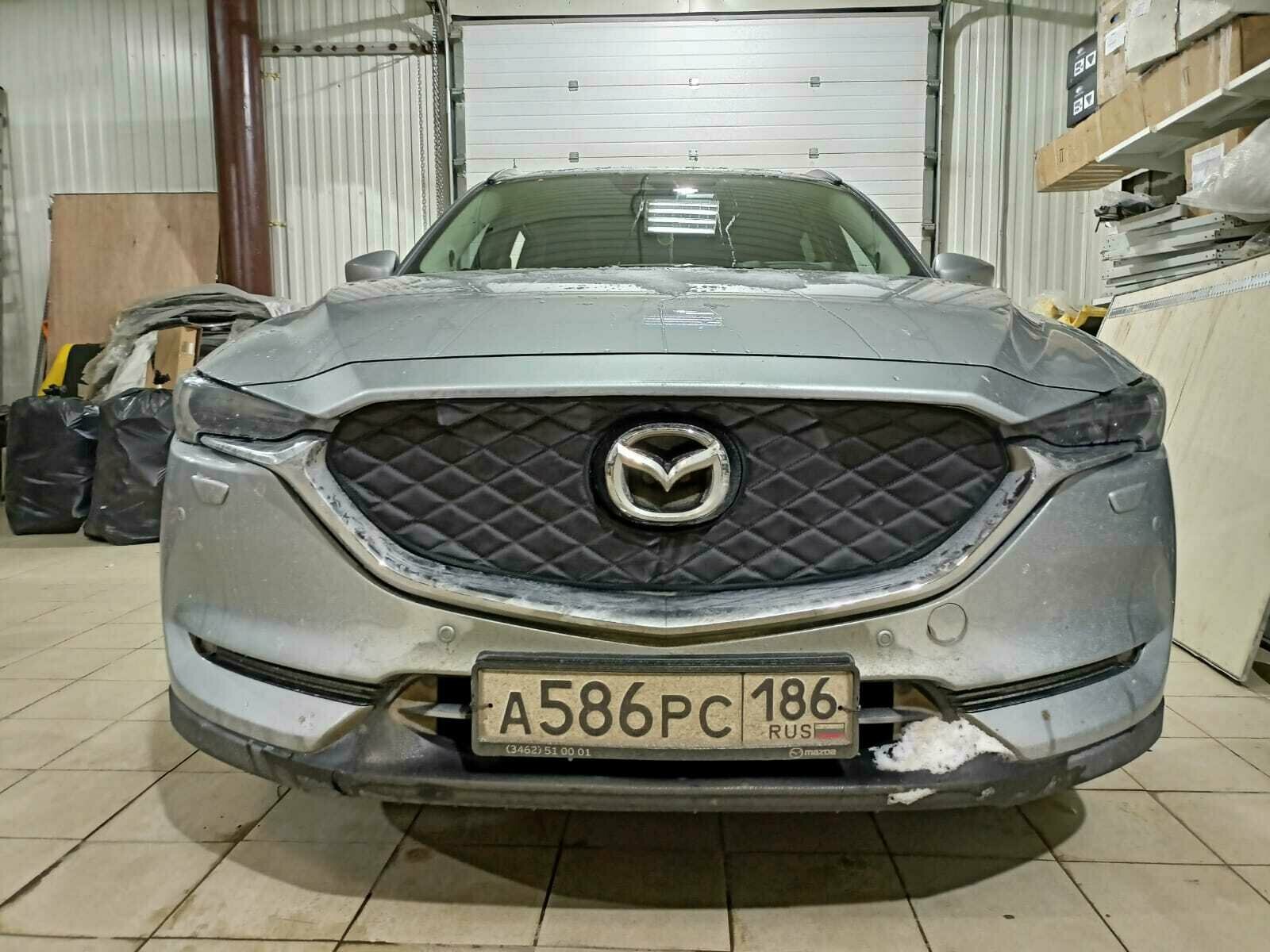 Утеплитель радиатора для Mazda CX-5 2017-2024 Верхняя деталь 1шт