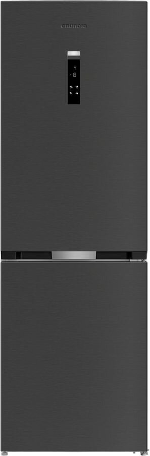 Холодильник двухкамерный GRUNDIG GKPN66830FXD No Frost, инверторный стальной антрацит