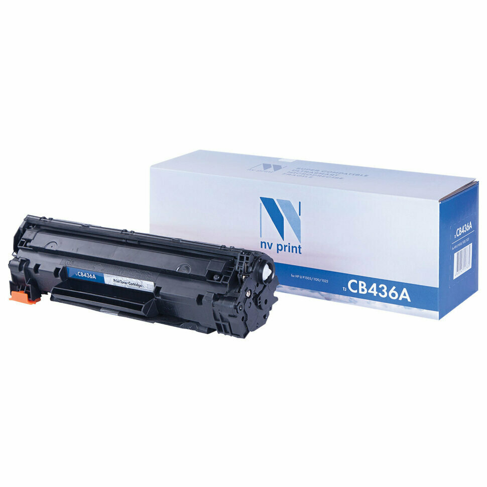 Картридж лазерный NV PRINT (NV-CB436A) для HP LaserJet P1505/1506/M1120/M1522, ресурс 2000 стр., 361190