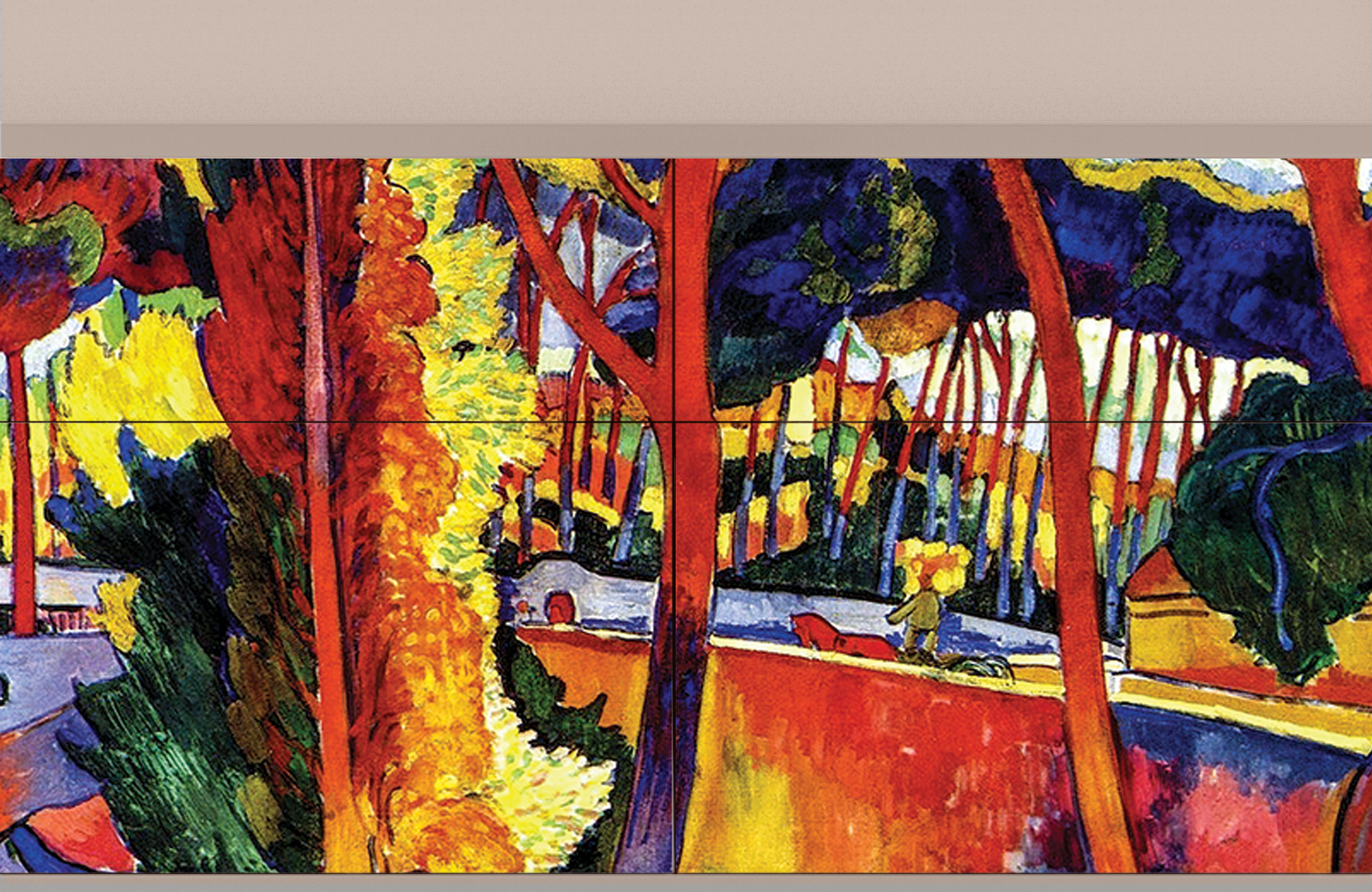 Комод - STORYZ - BS4 The Turning Road by Andre Derain, 115 x 85 x 48 см, Бежевый - фотография № 5