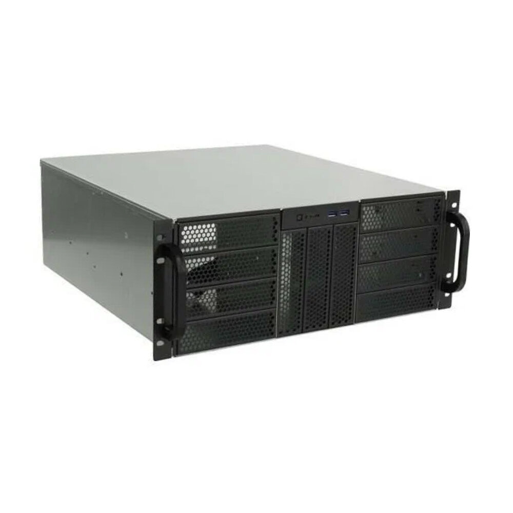 Procase Корпус RE411-D2H15-C-48 Корпус 4U server case2x5.25+15HDD черный без блока питания глубина 480мм MB CEB 12"x105"