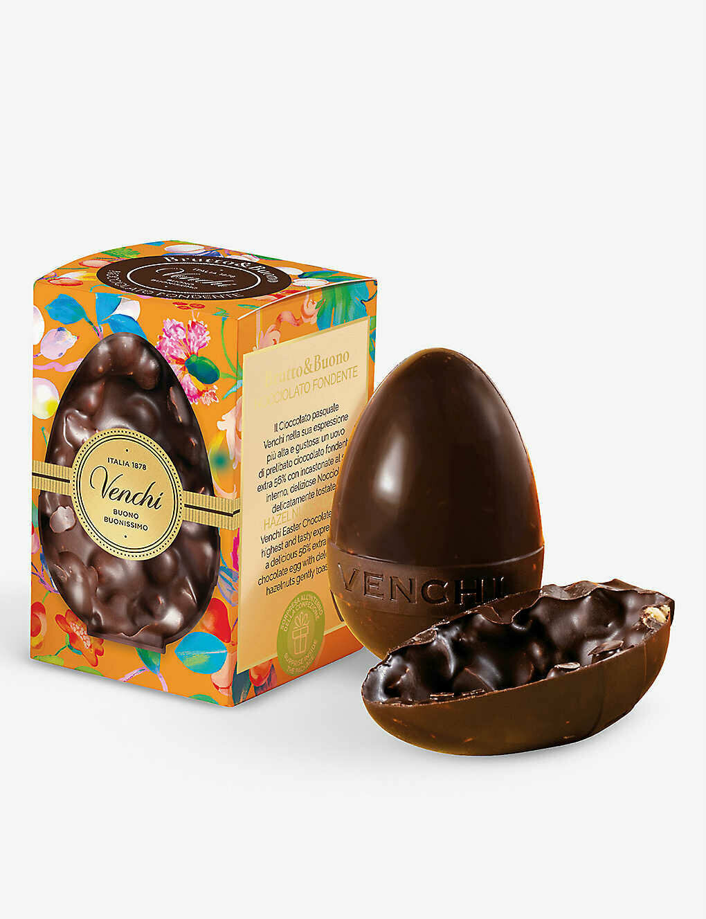 Шоколадное яйцо с орехами