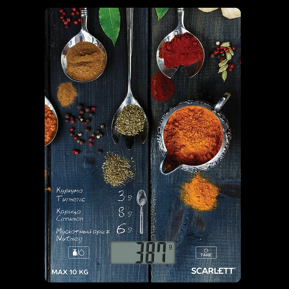 Весы кухонные SCARLETT SC-KS57P68 электронные - фотография № 2
