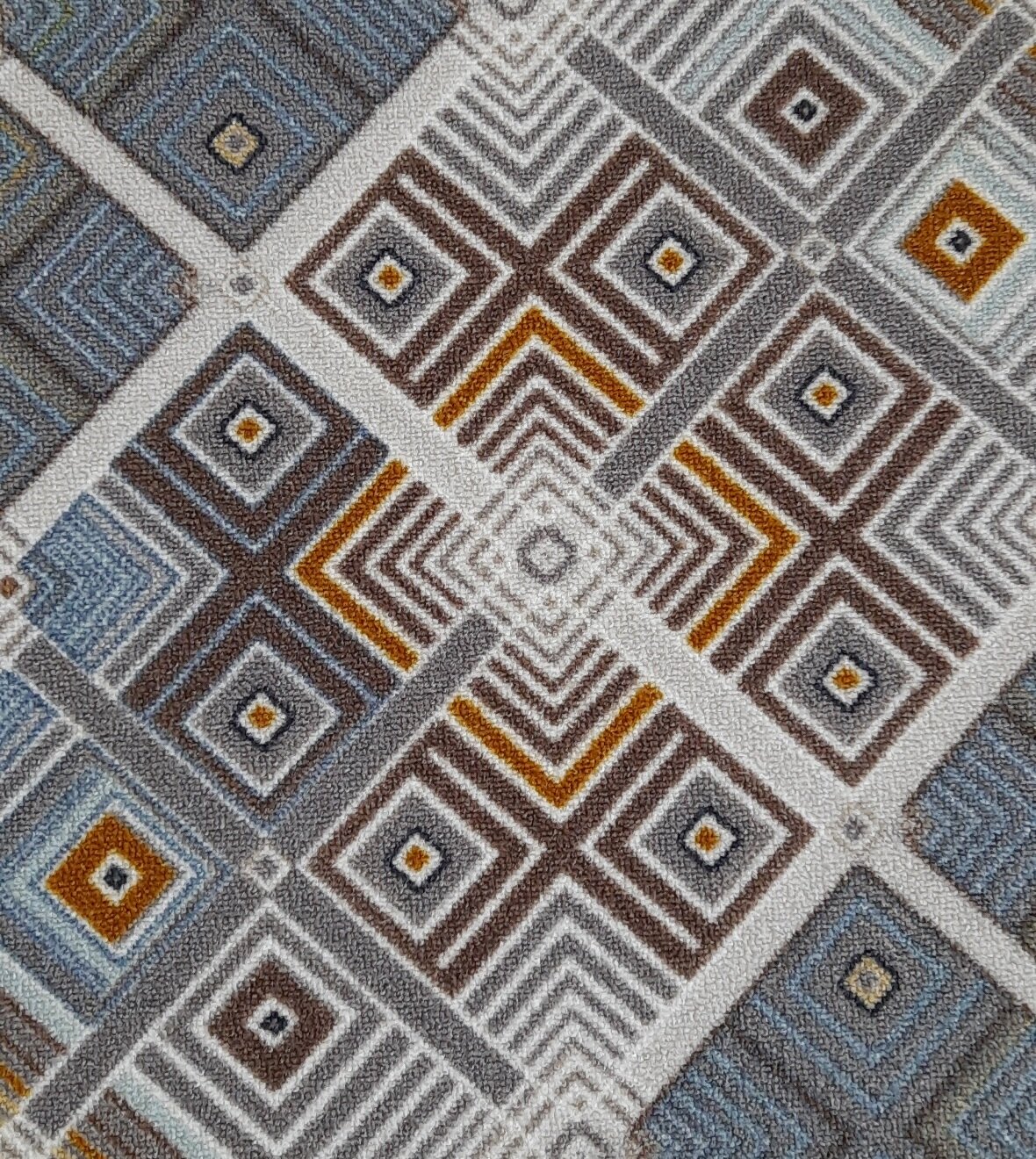 Ковровая дорожка на войлоке, Витебские ковры, с печатным рисунком, 2586, разноцветная, 1.5*1.5 м - фотография № 6