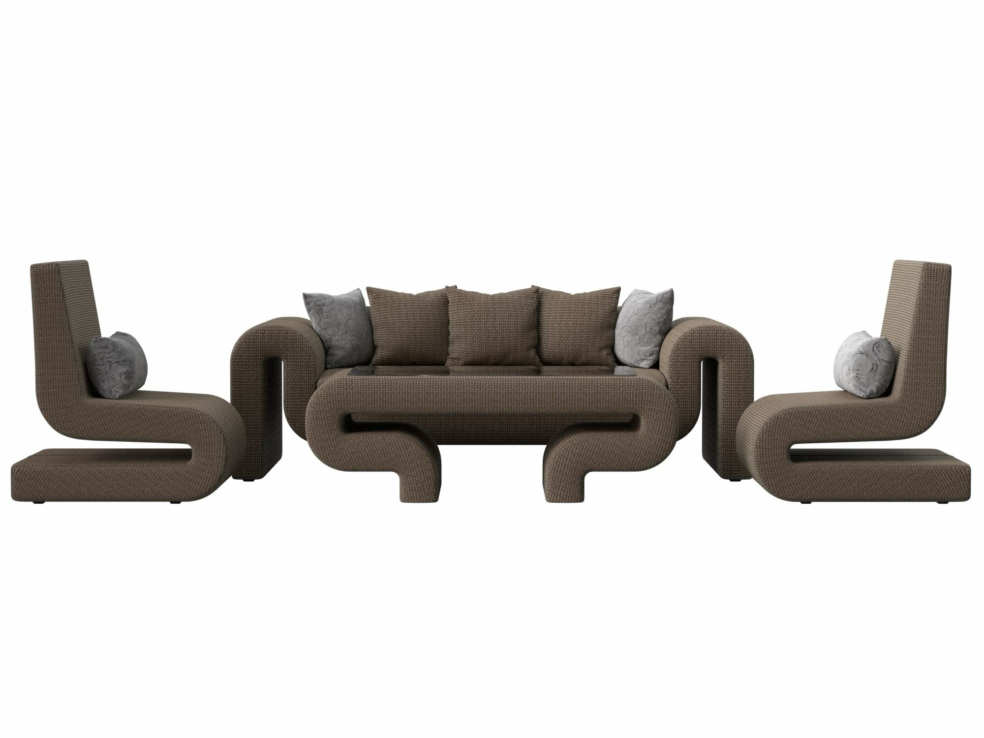 Набор Волна-2 (стол, диван, 2 кресла) - фотография № 2