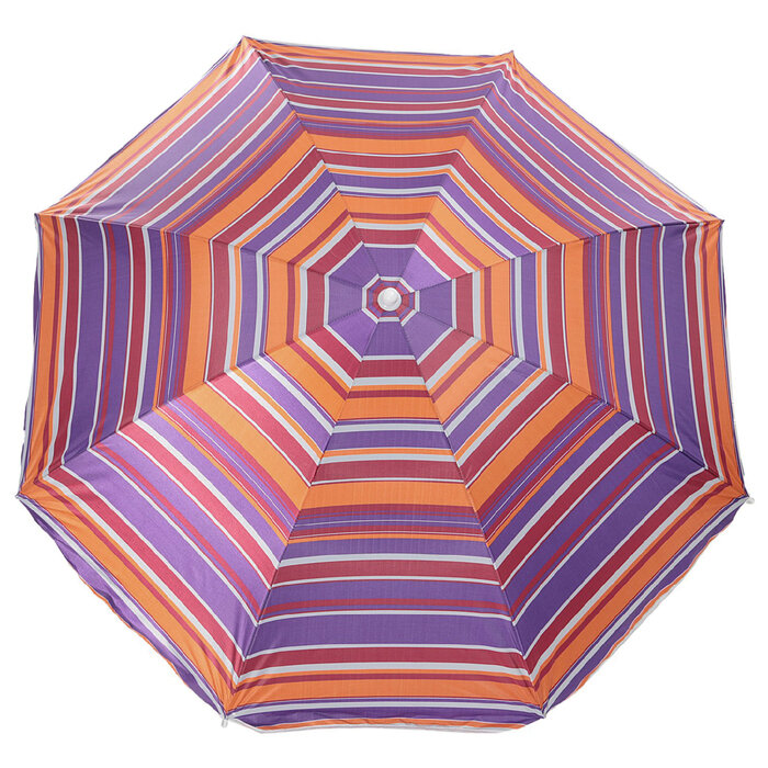 Зонт пляжный «Модерн» с серебряным покрытием, d=240 cм, h=220 см, цвета микс - фотография № 7