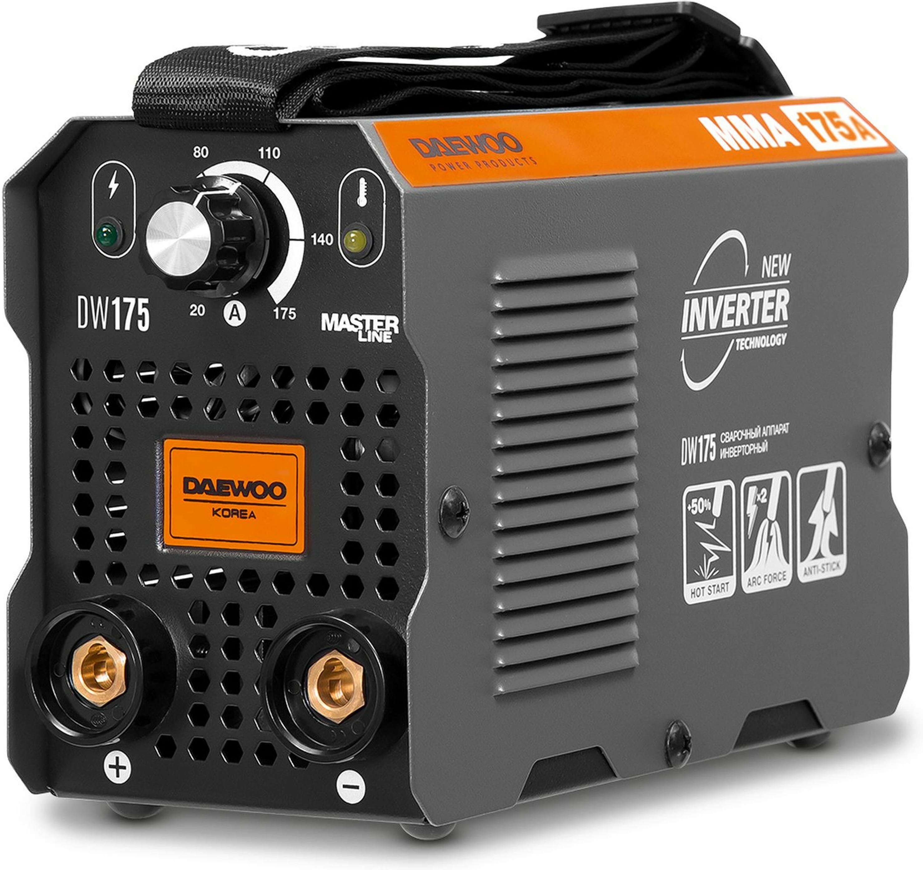 Сварочный аппарат инверторного типа Daewoo Power Products DW 175 MMA