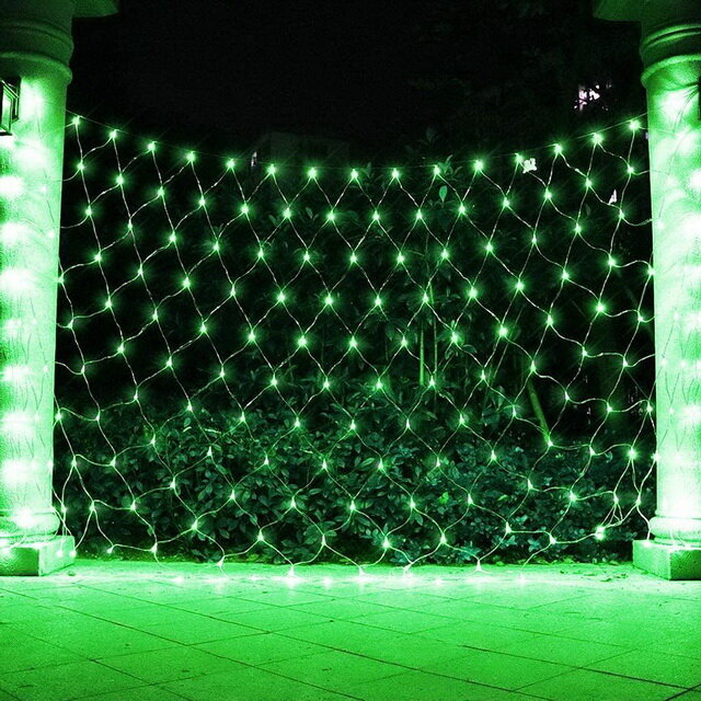Snowhouse Гирлянда Сетка 2*1.5 м, 300 зеленых LED ламп, прозрачный ПВХ, уличная, соединяемая, IP44 NTLD300-G-E