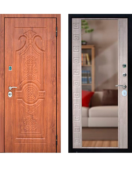 Входная дверь Стальной стандарт S15 980х2080 левая - фотография № 1