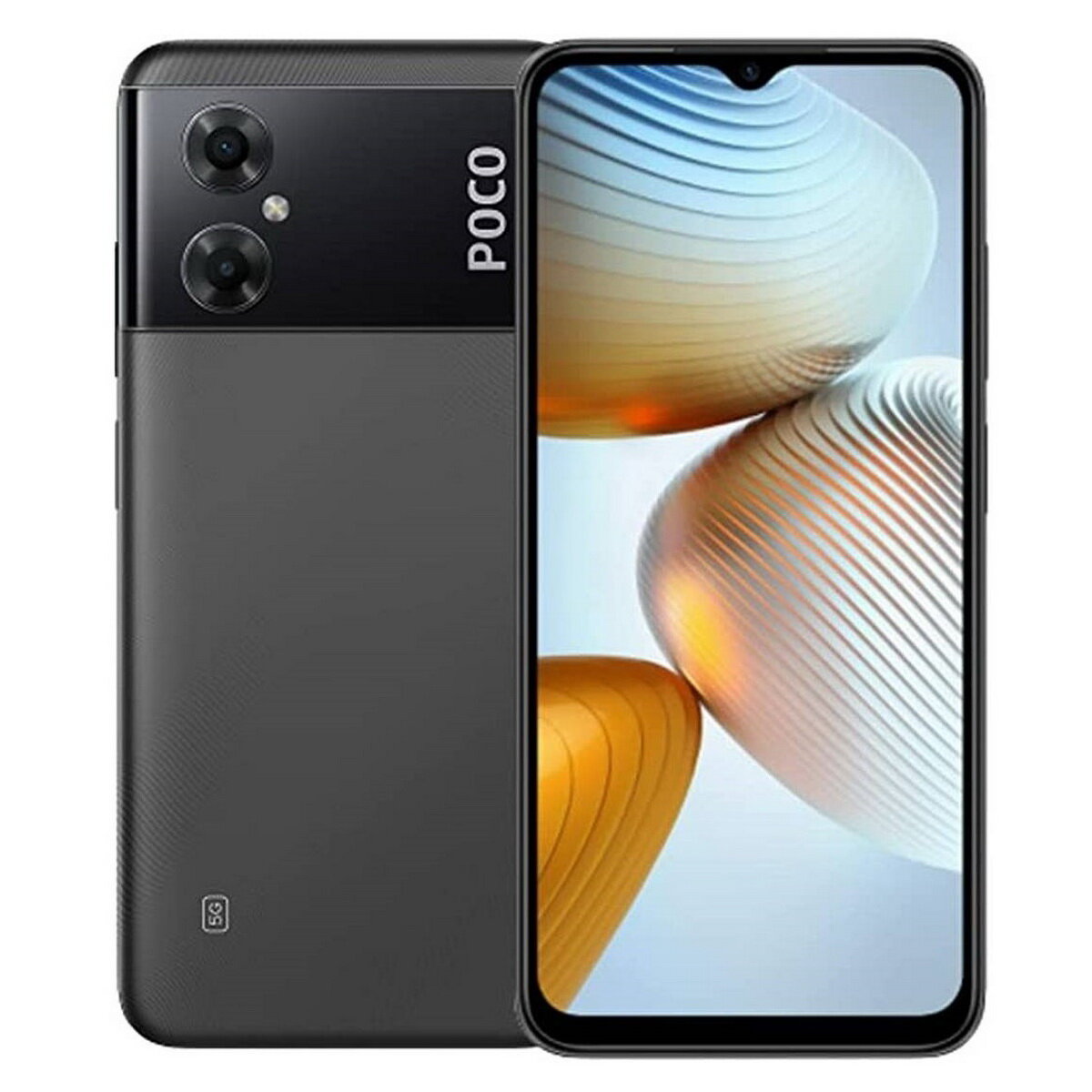 Смартфон Xiaomi POCO M4 5G 4+64 Power Black (MZB0BF1RU) 16,71 см (6.58") 20:9 2400 x 1080, 4x2.20 GHz Cortex-A76 + 4x2.0 Cortex-A55, 8 Core, 4 GB, 64 GB, 13Mpix+2Mpix/8Mpix, 2 Sim, 2G, 3G, LTE, 5.2, WiFi 802.11 a/b/g/n/ac/ax, NFC, A-GPS, GALILEO, BEIDOU,