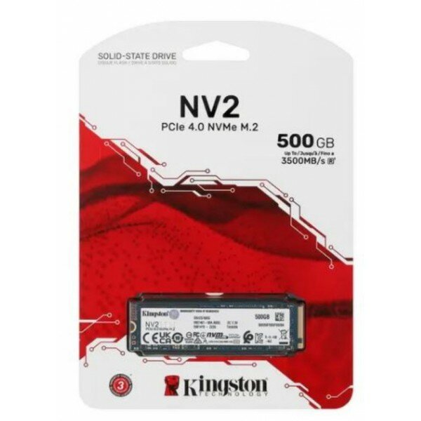 Твердотельный накопитель SSD M.2 500GB NV2 SNV2S/500G KINGSTON