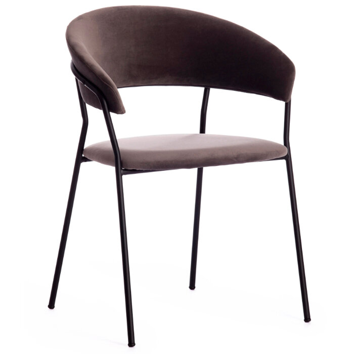 Кресло TetChair Turin mod. 0129571 15524 серо-коричневый/черный