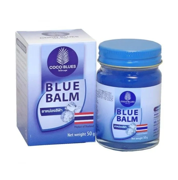 Coco Blues Blue Balm Тайский бальзам охлаждающий 50 гр