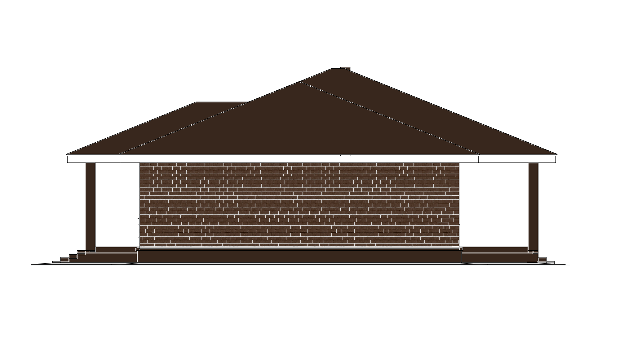 Проект одноэтажного дома SD-proekt 11-0076 (160,17 м2, 13,0*11,83 м, керамический блок 380 мм, облицовочный кирпич) - фотография № 8