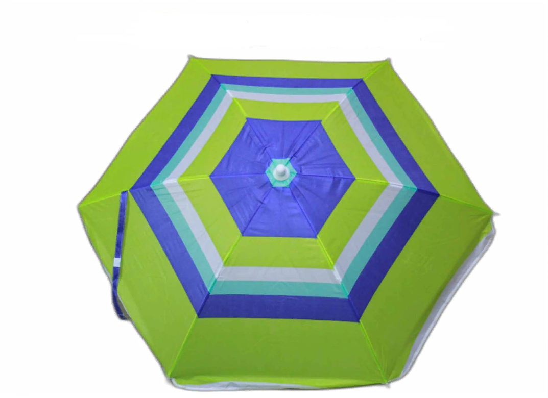 Зонт пляжный зеленый - фотография № 1