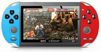 Портативная игровая консоль X7 Plus с 5.1 дюймовым экраном 1000+ встроенных ретро игр