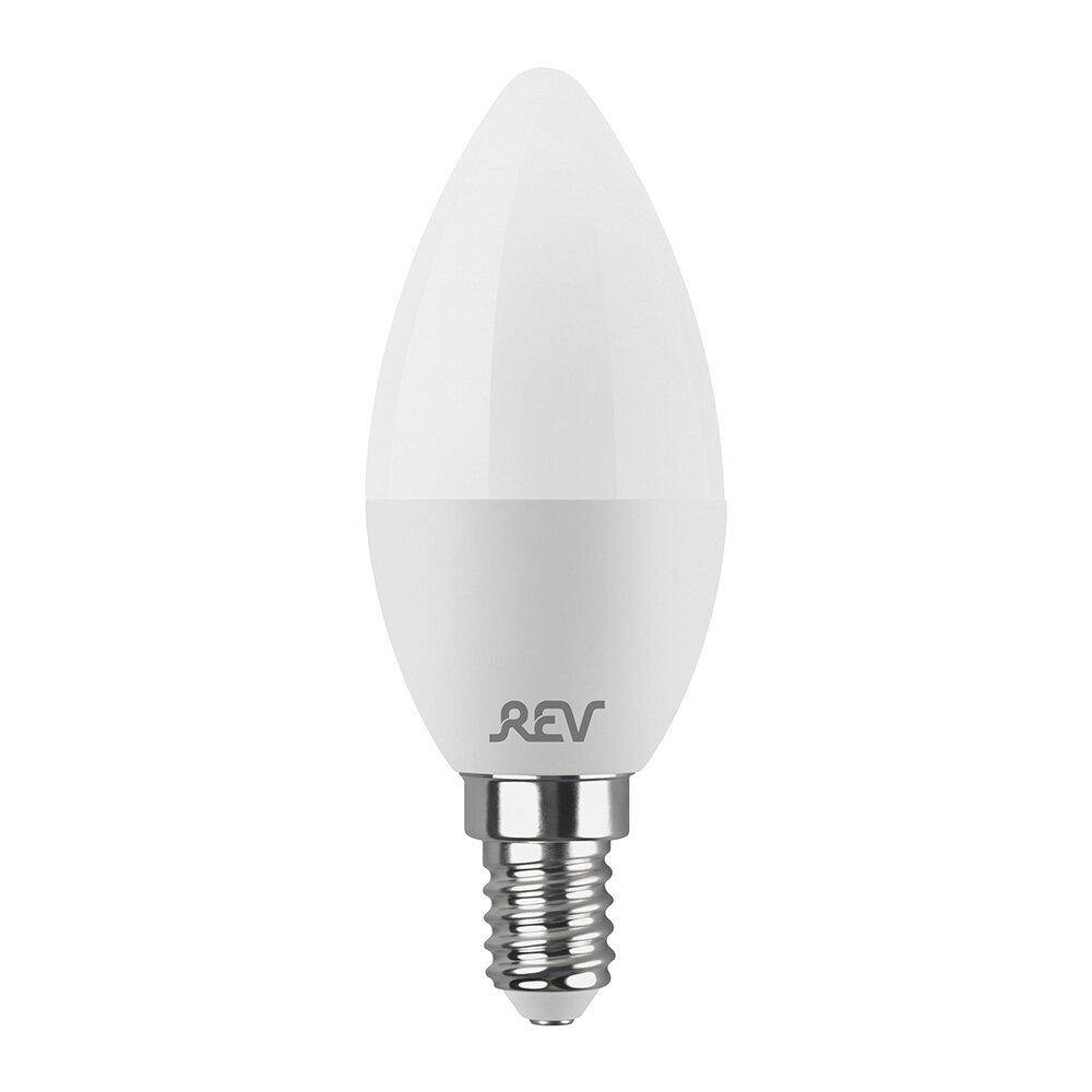 Лампа светодиодная Rev Е14 4000К 9 Вт 720 Лм 180-240 В свеча матовая