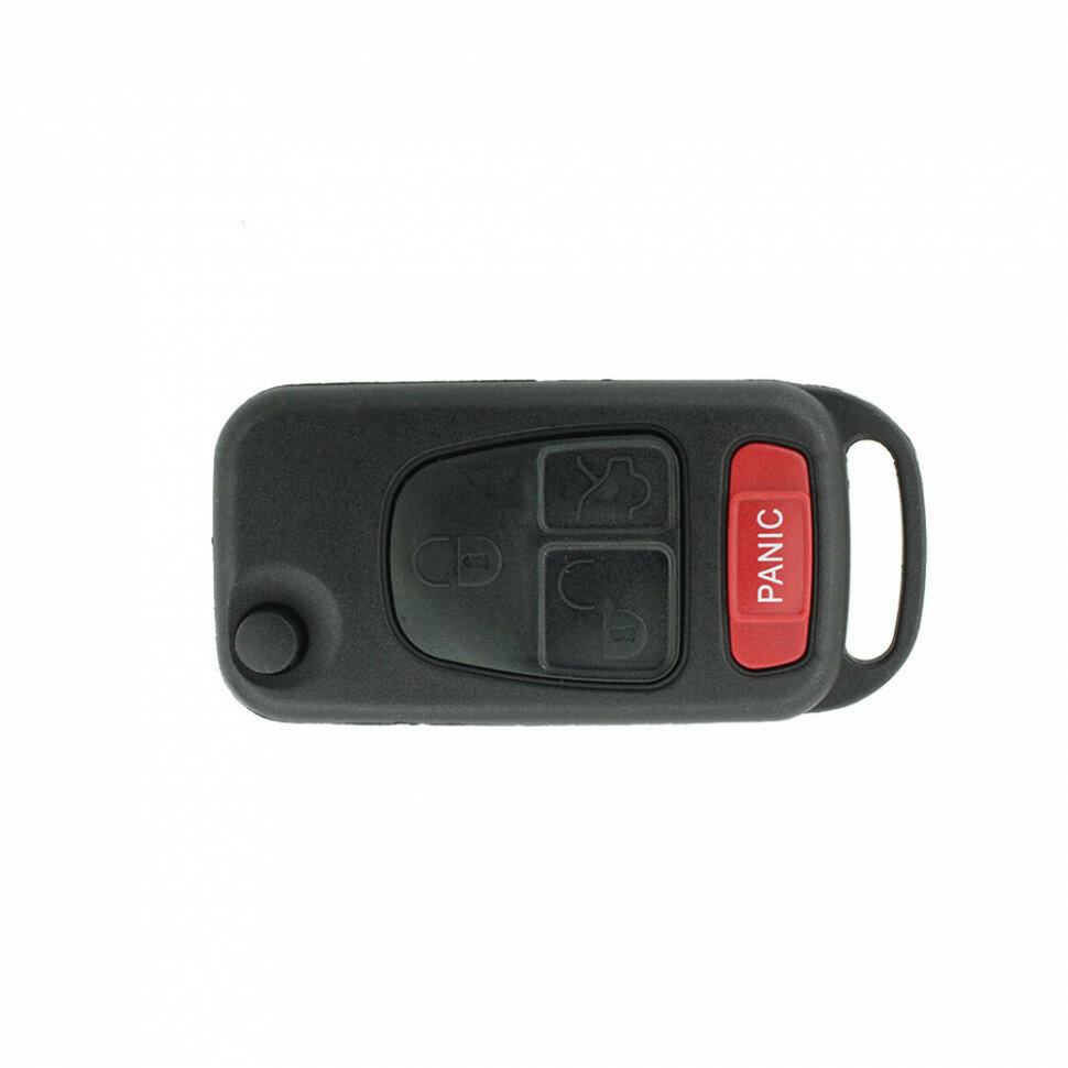 Корпус выкидного ключа Mercedes три кнопки + Panic для моделей США лезвие HU64