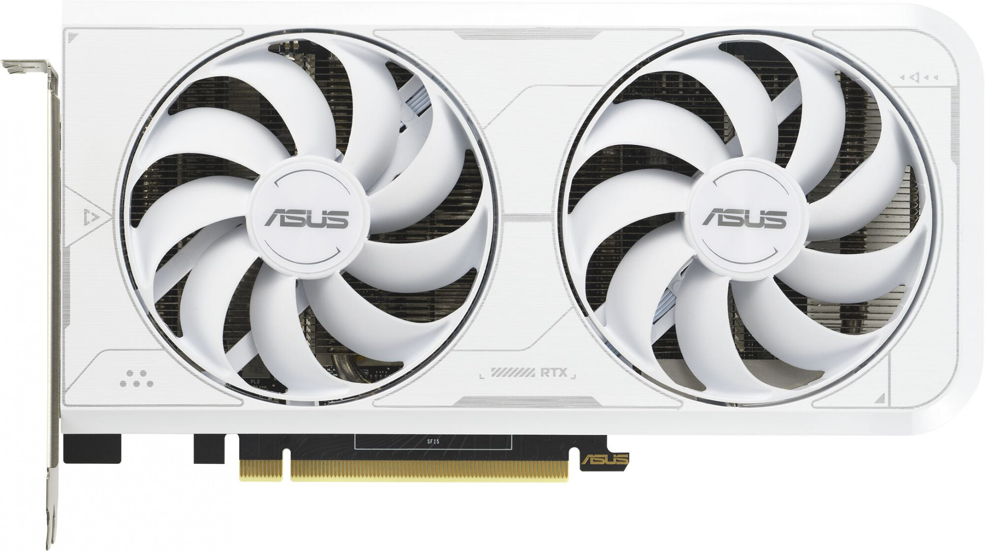 ASUS Видеокарта Asus PCI-E 4.0 DUAL-RTX3060TI-O8GD6X-WHITE NVIDIA GeForce RTX 3060Ti 8192Mb 256 GDDR6X 1710/19000 HDMIx1 DPx3 HDCP Ret DUAL-RTX3060TI-O8GD6X-WHITE