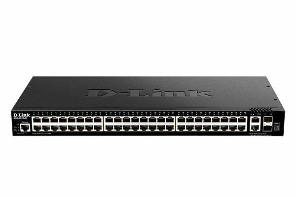 Управляемый L3 коммутатор D-Link DGS-1520-52/A1A, стек, 48x1000Base-T, 2x10GBase-T, 2x10GBase-X SFP+