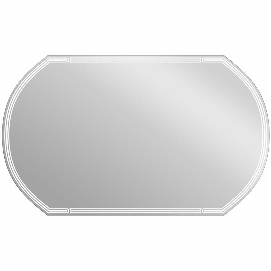 Зеркало Cersanit LED 090 Design 100x60 с подсветкой с антизапотеванием овальное (KN-LU-LED090*100-d-Os) - фотография № 1