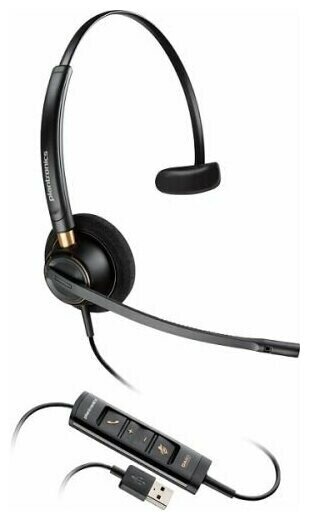 Проводная гарнитура Plantronics 515 черный (203442-01)