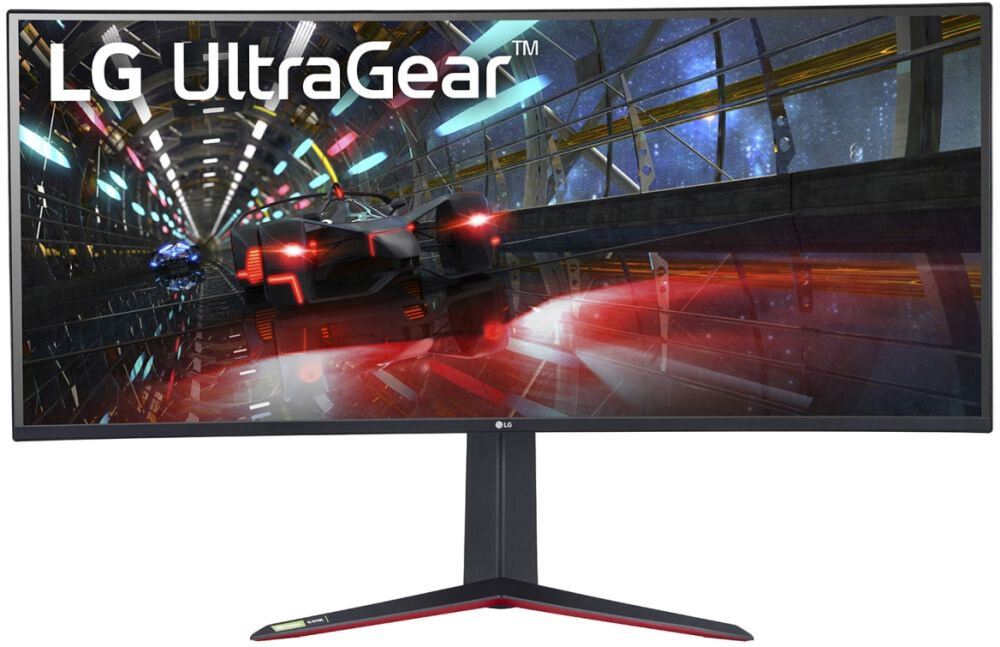 LG Монитор LG 37.5" UltraGear 38GN950-B черный IPS LED 1ms 21:9 HDMI матовая HAS 750cd 178гр/178гр 3840x1600 160Hz G-Sync DP UW+ USB 9.2кг 38GN950-B.ARUZ