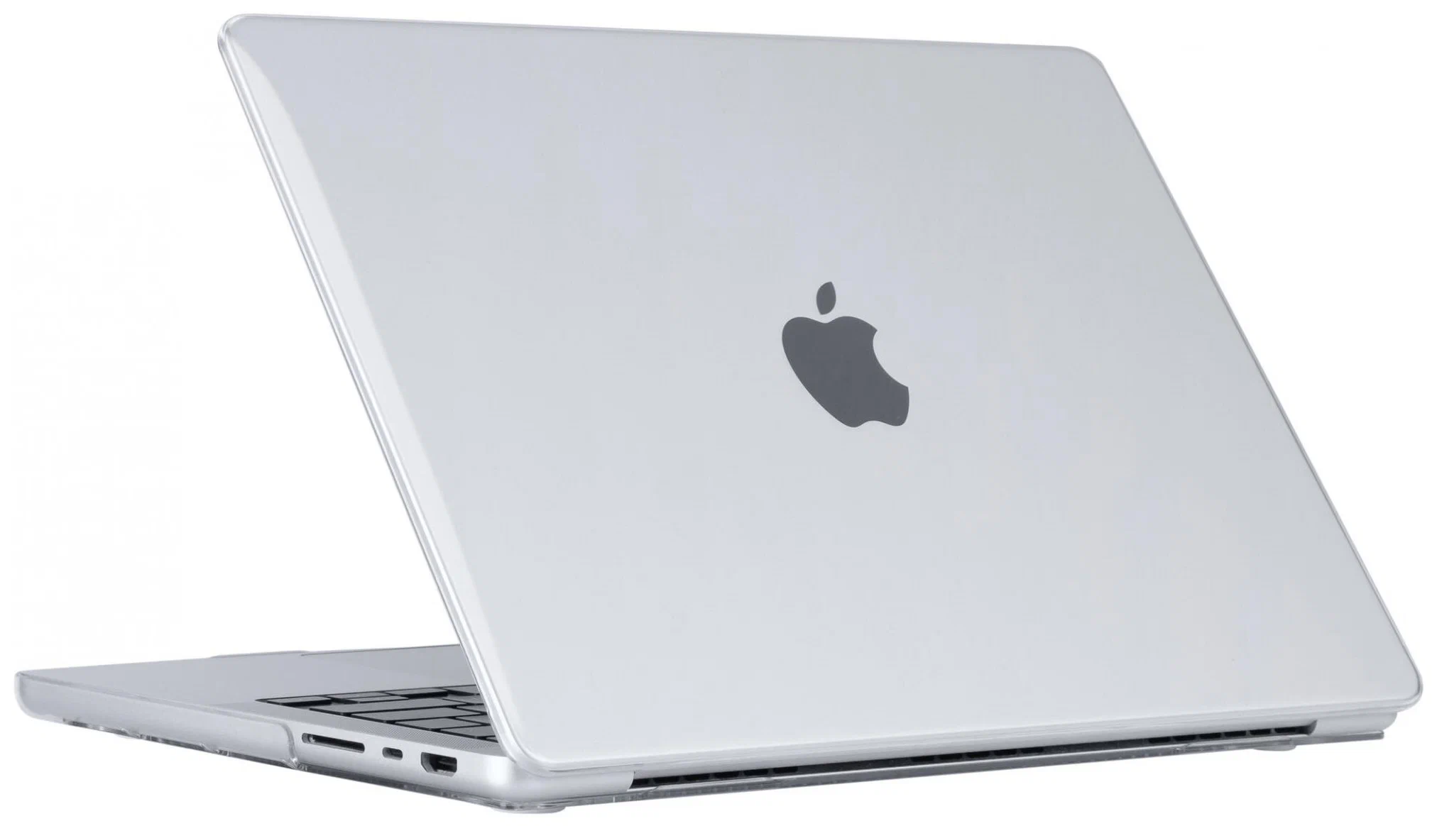 Защитный чехол накладка для MacBook Pro 16 A2485 2021 Toughshell HardCase из поликарбоната цвет кристалл прозрачный