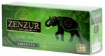 Zenzur Чай зеленый Green Tea, 25 пакетиков - изображение