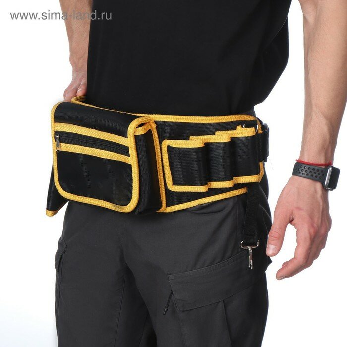 фото Поясная сумка для садового инструмента, на ремне, 6 карманов