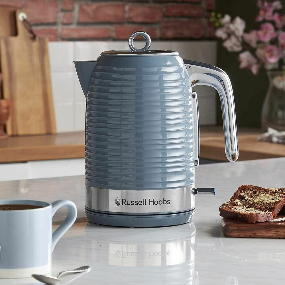 Чайник Russell Hobbs 24360 Inspire электрический, серый с хромированными вставками, 3000 Вт, 1,7 л - фотография № 2