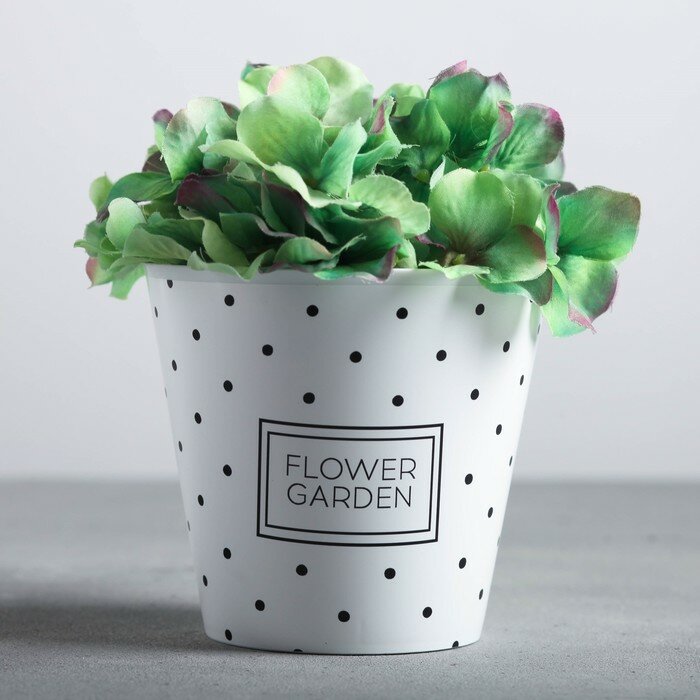фото Горшок для цветов, кашпо Flower garden, 0,8 л, 11 х 12 см
