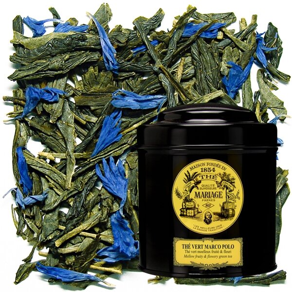 Зелёный чай с китайскими и тибетскими цветами Mariage Freres The Vert Marco Polo Green Tea