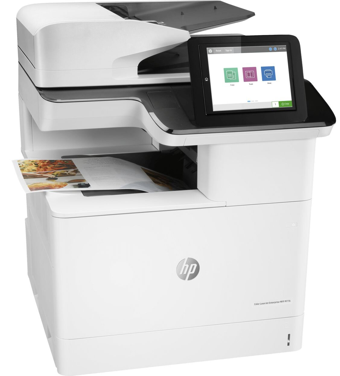 HP МФУ лазерный HP Color LaserJet Enterprise M776dn (T3U55A) A3 Duplex Net белый T3U55A