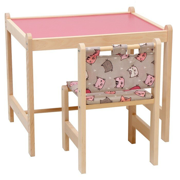 Набор детской мебели: стол + стул "Каспер", "Котята сиреневые" 9397028 - фотография № 3