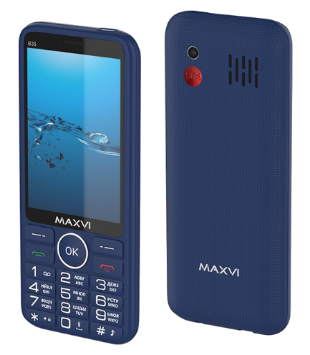 Мобильный телефон Maxvi B35 Синий