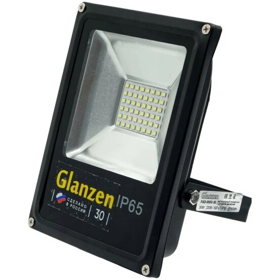Светодиодный прожектор GLANZEN FAD-0003-30-12V, низковольтный