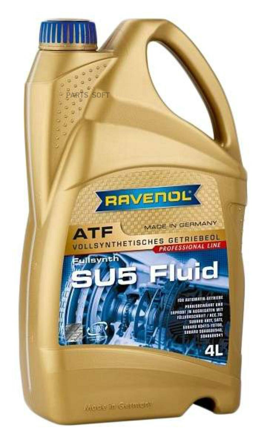 Масло трансмиссионное RAVENOL ATF SU5 Fluid