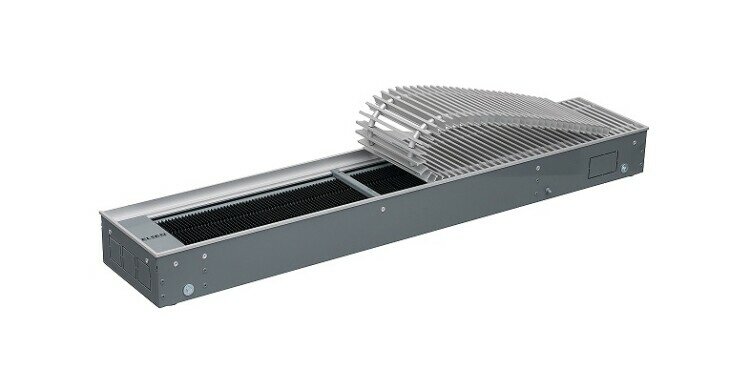 Конвектор, EKN, 190*90*800, роликовая решётка, алюминий, тёмная бронза, рамка-алюминий, цвет рамки-тёмная бронза Elsen